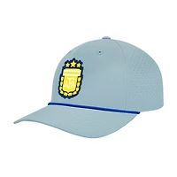 Men's 1863FC  Light Blue Argentina National Team Color Badge Airflow Adjustable Hat