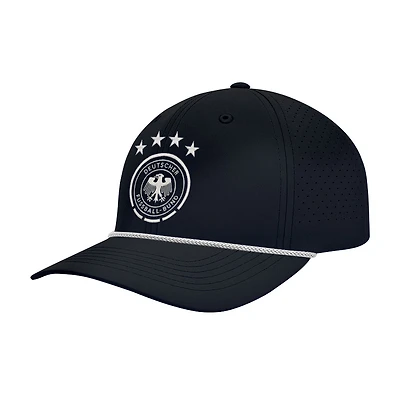 Men's 1863FC  Black Germany National Team Color Badge Airflow Adjustable Hat