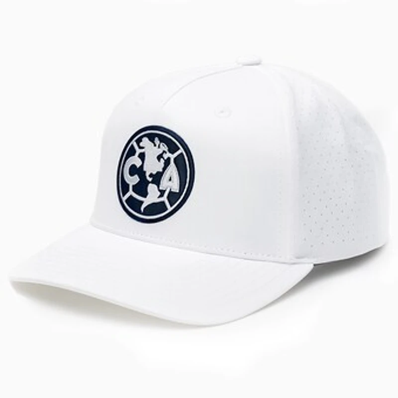 Men's 1863FC White Club America Mono Badge High Point Adjustable Hat