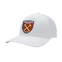 Men's 1863FC  White West Ham United Mono Badge High Point Adjustable Hat