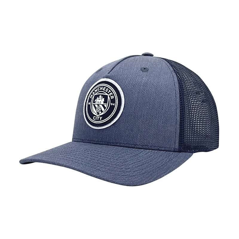 Men's 1863FC  Navy Manchester City Badge Nightshift Adjustable Hat