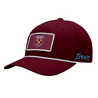 Men's 1863FC  Maroon West Ham United Color Badge Caddy Adjustable Hat