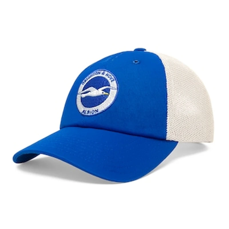 Men's 1863FC Blue Brighton and Hove Albion Color Badge Offroad Adjustable Trucker Hat