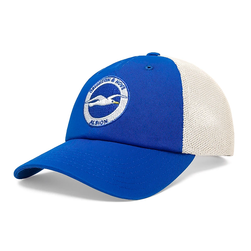 Men's 1863FC Blue Brighton and Hove Albion Color Badge Offroad Adjustable Trucker Hat