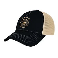 Men's 1863FC  Black Germany National Team Color Badge Offroad Adjustable Trucker Hat