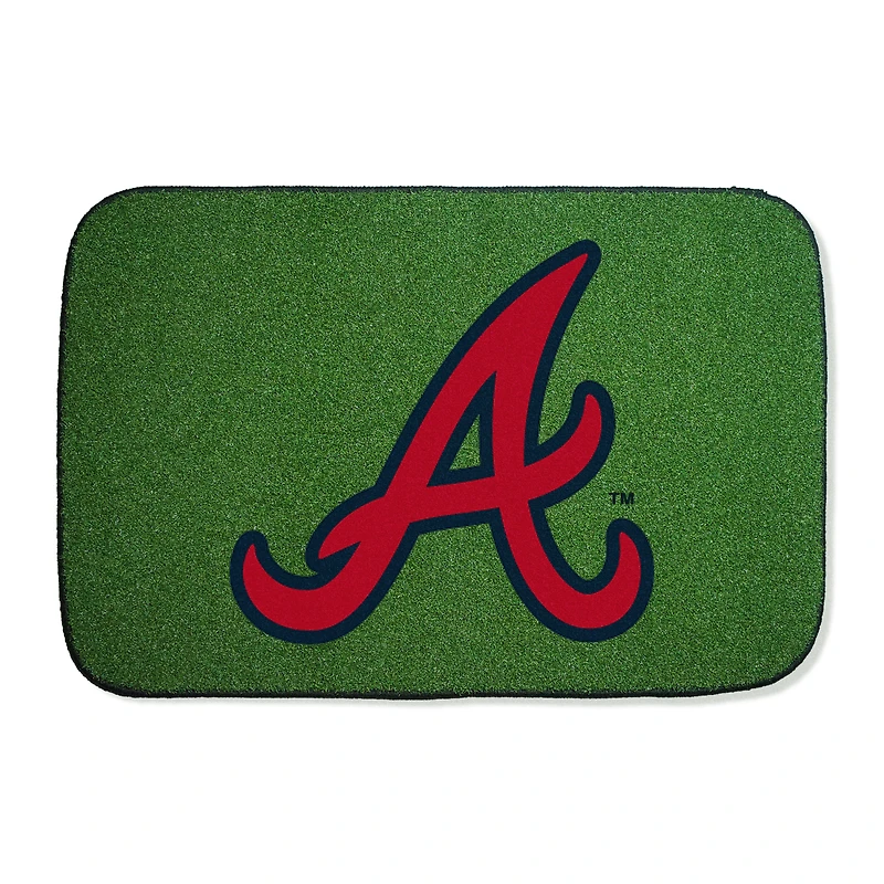 My Home Team Turf  Atlanta Braves 4' x 6' Welcome Rug
