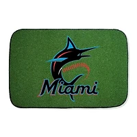 My Home Team Turf  Miami Marlins 4' x 6' Welcome Rug