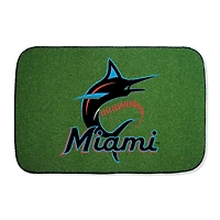 My Home Team Turf  Miami Marlins 4' x 6' Welcome Rug