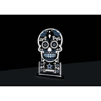 Dallas Cowboys 10" LED Tabletop Sugar Skull Halloween Desklite Sign