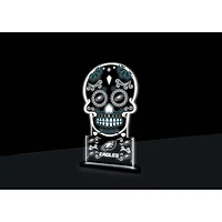 Philadelphia Eagles 10" LED Tabletop Sugar Skull Halloween Desklite Sign