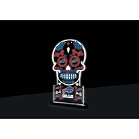 Buffalo Bills 10" LED Tabletop Sugar Skull Halloween Desklite Sign