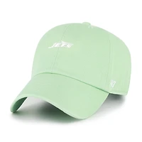 Women's '47  Light Green New York Jets Base Runner Ballpark Clean Up Adjustable Hat
