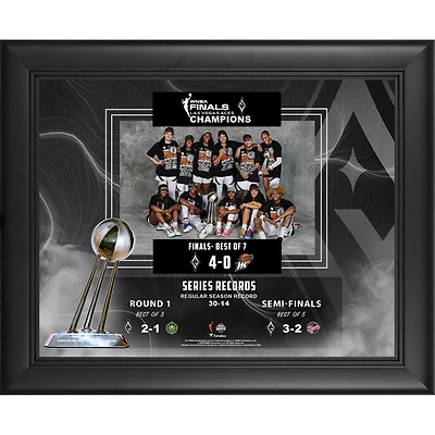 Las Vegas Aces 2025 WNBA Finals Champions Framed 13" x 16" Collage