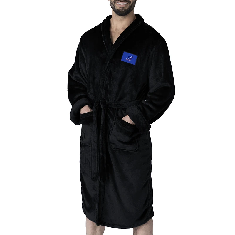Men's The Northwest Group  Black Kyle Larson Silk Touch Robe
