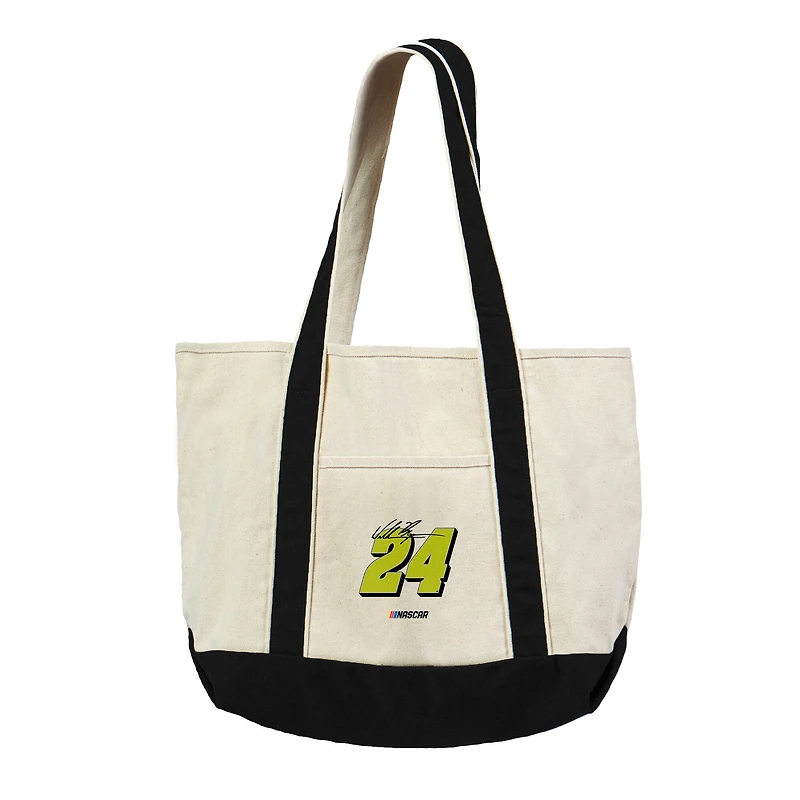 The Northwest Group  William Byron Colored Strap Canvas Tote Bag