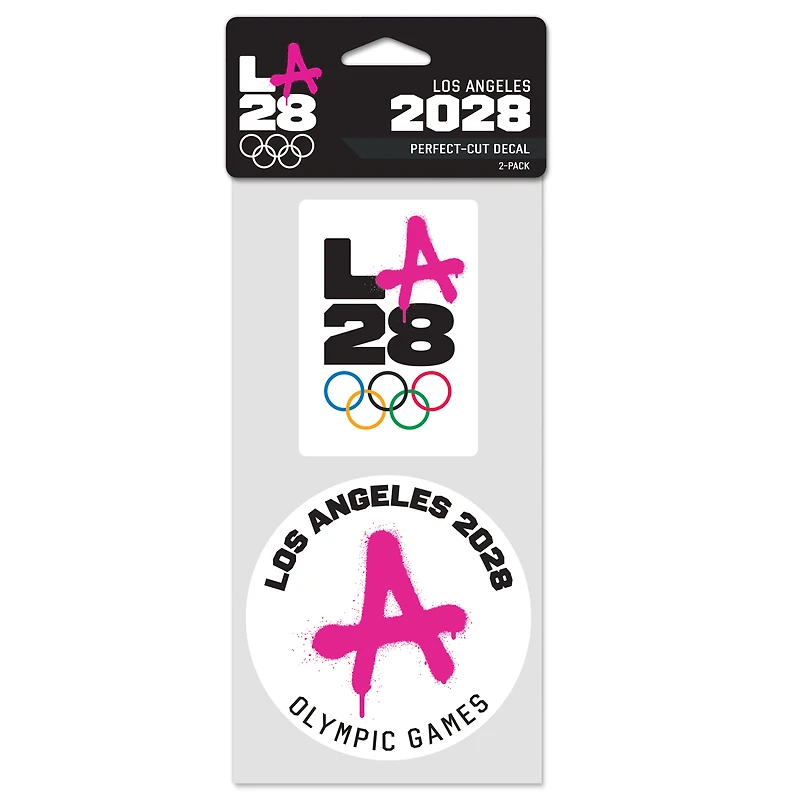 WinCraft LA 2028 Summer Olympics 4" x 8" Perfect Cut Decal