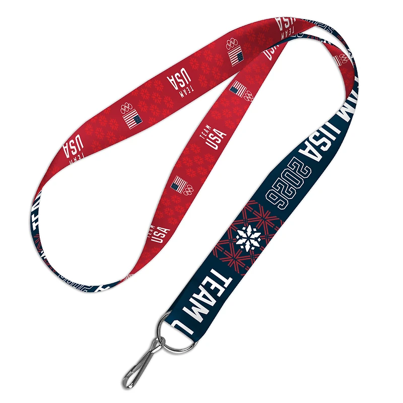 WinCraft Team USA Milano Cortina 2026 Winter Olympics Lanyard