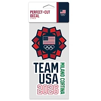 WinCraft  Team USA 4" x 8" Perfect Cut Decal