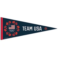 WinCraft  Team USA Milano Cortina 2026 Winter Olympics 12'' x 30'' Premium Quality Pennant