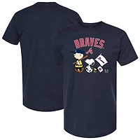 Toddler  Navy Atlanta Braves Peanuts Flag T-Shirt