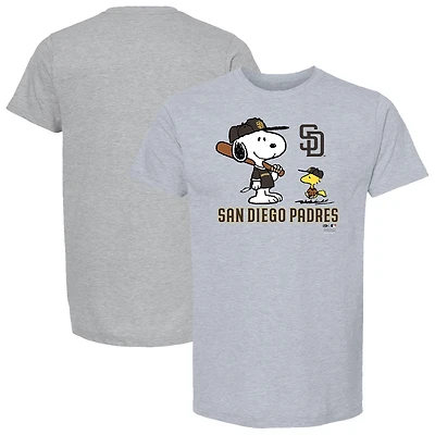 Toddler  Heather Gray San Diego Padres Peanuts Snoopy T-Shirt