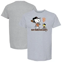 Toddler  Gray San Francisco Giants Peanuts Snoopy T-Shirt