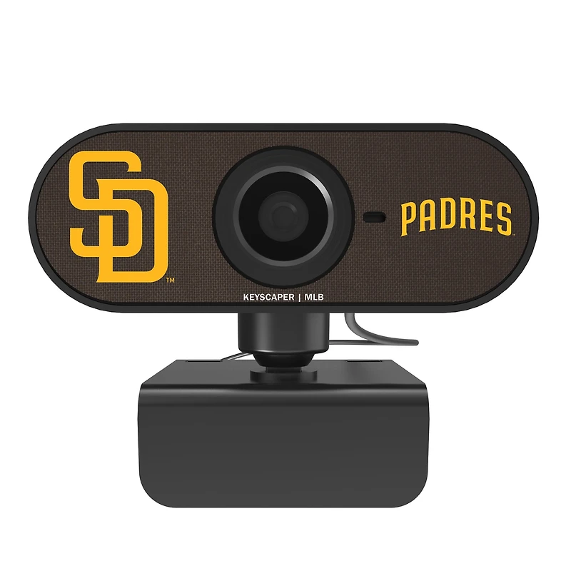 Keyscaper San Diego Padres Solid Full HD USB Webcam