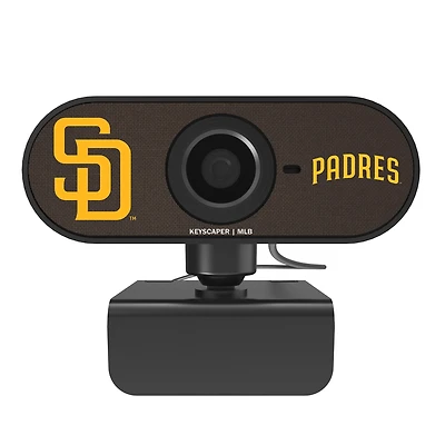Keyscaper San Diego Padres Solid Full HD USB Webcam