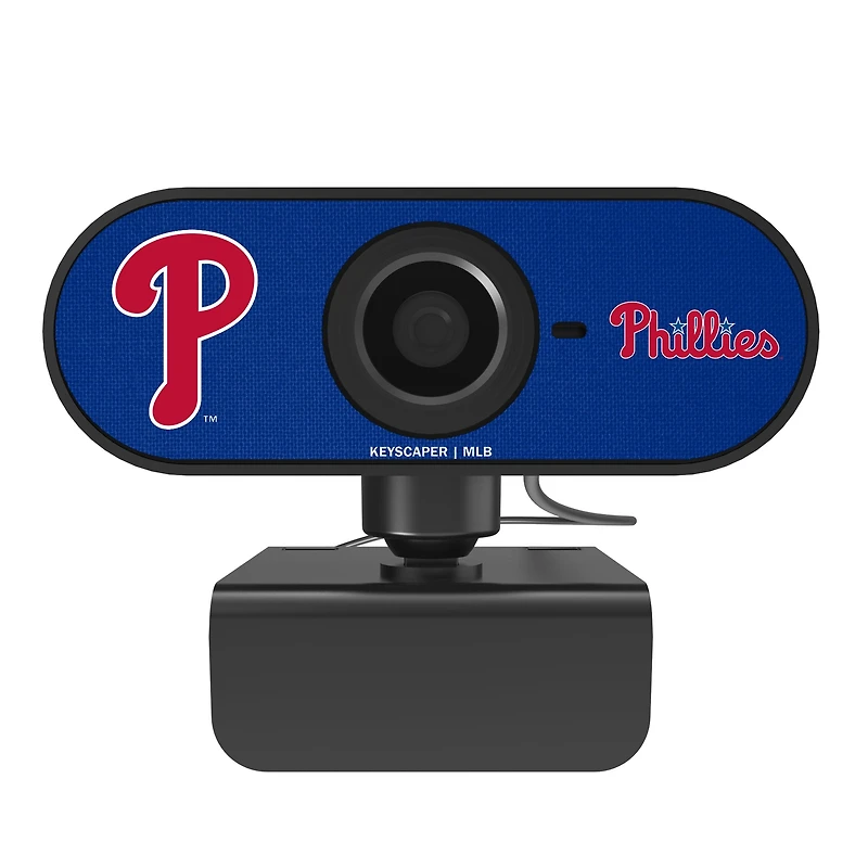 Keyscaper Philadelphia Phillies Solid Full HD USB Webcam