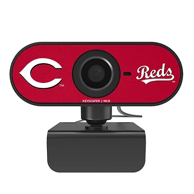 Keyscaper Cincinnati Reds Solid Full HD USB Webcam
