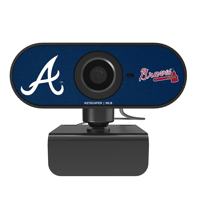 Keyscaper Atlanta Braves Solid Full HD USB Webcam