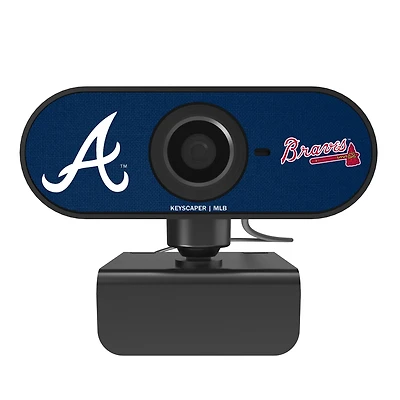 Keyscaper Atlanta Braves Solid Full HD USB Webcam