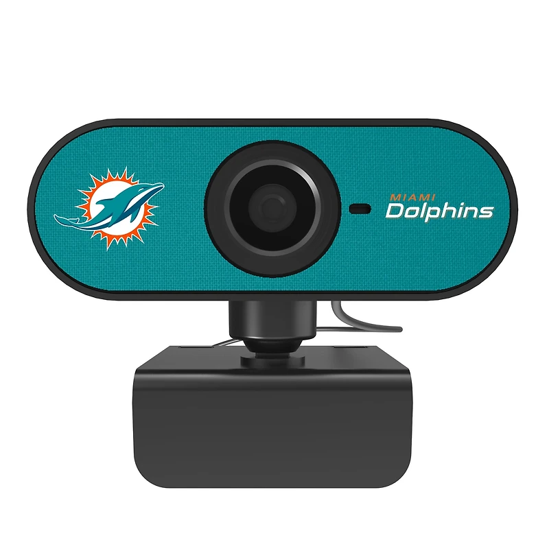 Keyscaper Miami Dolphins Solid Full HD USB Webcam