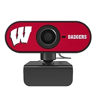 Keyscaper Wisconsin Badgers Solid Full HD USB Webcam