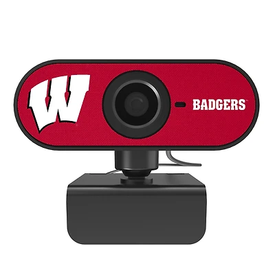 Keyscaper Wisconsin Badgers Solid Full HD USB Webcam