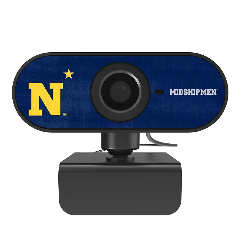Keyscaper Navy Midshipmen Solid Full HD USB Webcam