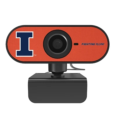 Keyscaper Illinois Fighting Illini Solid Full HD USB Webcam