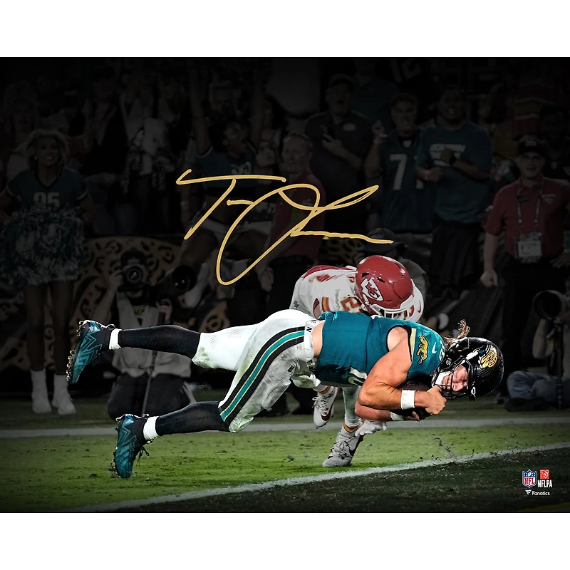 Trevor Lawrence Jacksonville Jaguars Autographed 16" x 20" Game-Winning Touchdown vs. Kansas City Chiefs Photograph