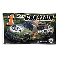 WinCraft Ross Chastain Busch Light Camo 3' x 5' One-Sided Deluxe Flag