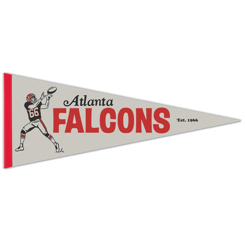 WinCraft Atlanta Falcons 1966 Throwback Collection 12" x 30" Premium Pennant