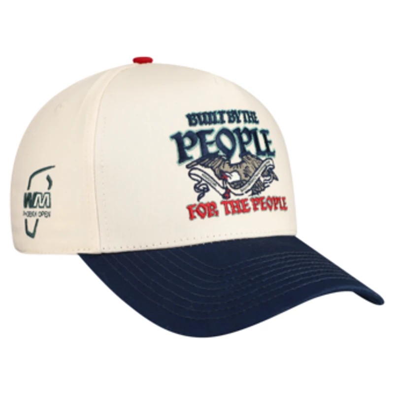 Men's Breezy Golf Cream WM Phoenix Open Built By The People Contrast Adjustable Hat