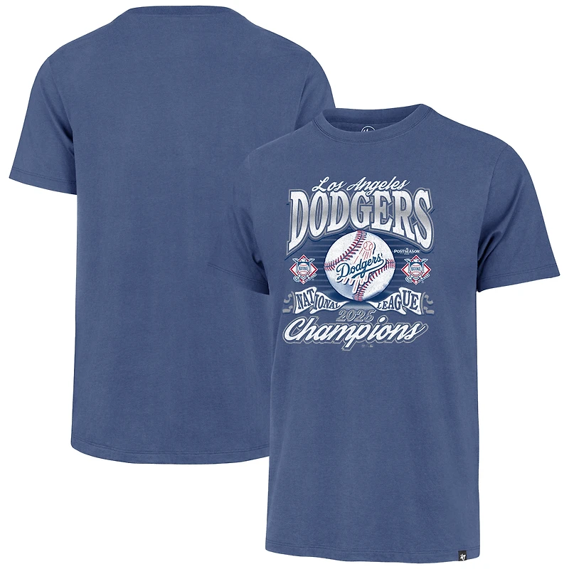 Men's '47 Royal Los Angeles Dodgers 2025 National League Champions Franklin T-Shirt