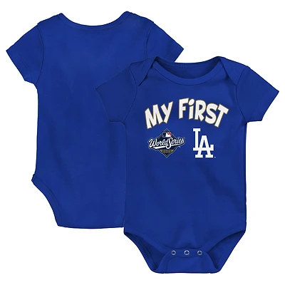 Infant Fanatics  Royal Los Angeles Dodgers 2025 World Series Champions "My First" Bodysuit