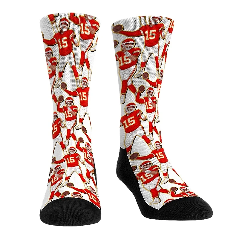 Youth Rock Em Socks Patrick Mahomes Kansas City Chiefs Player Celebration Crew Socks