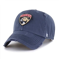 Men's '47  Navy Florida Panthers Weathered Clean Up Adjustable Hat