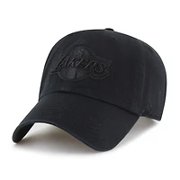 Men's '47  Los Angeles Lakers Black on Black Clean Up Adjustable Hat