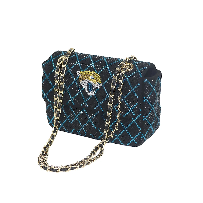Cuce Jacksonville Jaguars Crystal Crossbody Purse