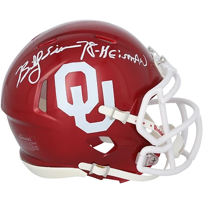 Billy Sims Oklahoma Sooners Autographed Riddell Speed Mini Helmet with "78 Heisman" Inscription