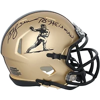 Billy Sims Oklahoma Sooners Autographed Gold Heisman Riddell Speed Mini Helmet with "78 Heisman" Inscription