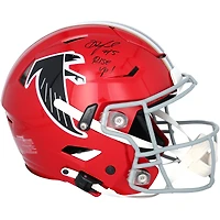 Drake London Atlanta Falcons Autographed Riddell 1966-69 Throwback Speed Flex Authentic Helmet with "Rise Up!" Inscription